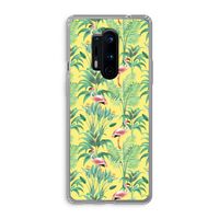 Flamingo party: OnePlus 8 Pro Transparant Hoesje