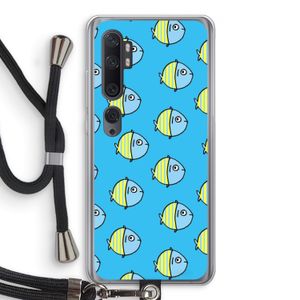 Visjes: Xiaomi Mi Note 10 Transparant Hoesje met koord