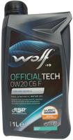 Wolf motorolie "officialtech c6 f" motoroil 0w20 1l off.tech c6 f