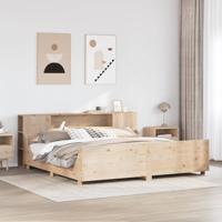 Bedframe zonder matras massief grenenhout 180x200 cm