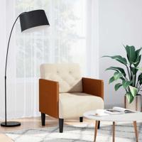 Fauteuil met armleuningen 55 cm Linnen