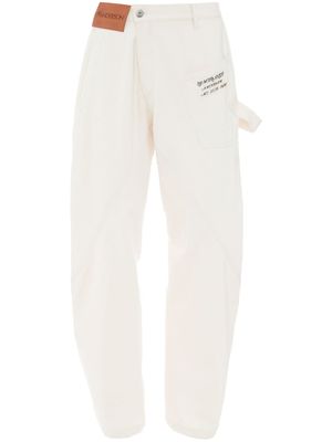 JW Anderson pantalon ample à patch logo - Tons neutres