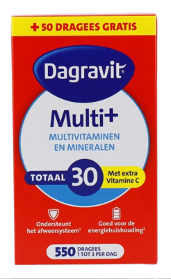Dagravit Totaal 30 Multivitaminen en Mineralen Dragees
