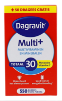 Dagravit Totaal 30 Multivitaminen en Mineralen Dragees Dagravit Totaal 30 Multivitaminen en Mineralen Dragees
