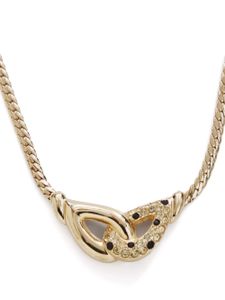 Christian Dior Pre-Owned collier Curve à ornements en cristal