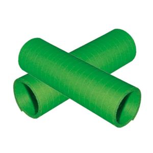 Rollen Serpentines van papier - 10x - groen - 4 meter - 14 x 4 cm - Feestartikelen/versieringen