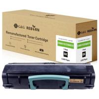 G&G Toner vervangt Lexmark E260 Compatibel Zwart 3500 bladzijden Reborn remanufactured 21318