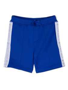 DSQUARED2 KIDS short de sport à logo imprimé - Bleu