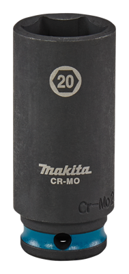 Makita Krachtdop Impact Black, 3/8 20mm lang - E-16374