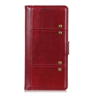 Samsung Galaxy A12 hoesje - Bookcase - Pasjeshouder - Portemonnee - Kunstleer - Rood