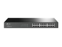 TP-Link TL-SG1024 Unmanaged Gigabit Ethernet (10/100/1000) 1U Zwart - thumbnail