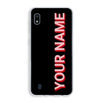 Namecase: Samsung Galaxy A10 Transparant Hoesje