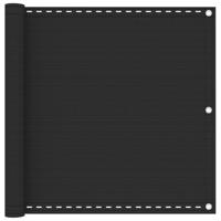 Balkonscherm 90x300 cm HDPE antracietkleurig