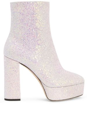 Giuseppe Zanotti bottines Morgana Glitter 120 mm - Rose