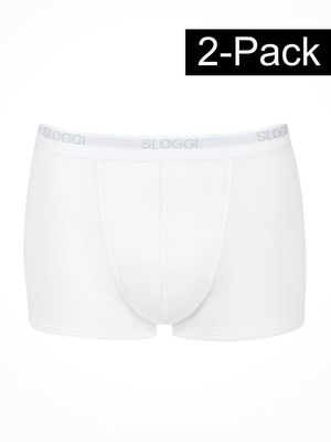 Sloggi - Basic Short 2-Pack - wit, Maat:2XL