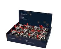 denappel gls d2.5h6 cm mblw ass 12st kerst - Decoris