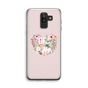 GRL PWR Flower: Samsung Galaxy J8 (2018) Transparant Hoesje