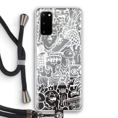 Vexx Mixtape #2: Samsung Galaxy S20 Transparant Hoesje met koord