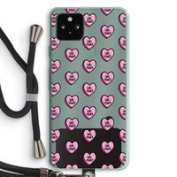 GIRL POWER: Pixel 5a 5G Transparant Hoesje met koord