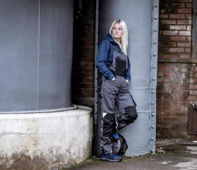 NITRAS SAFETY Nitras "motion tex plus" salopette dungarees nitras mot.tex plus 54 grey/black