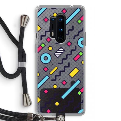 8-bit N°8: OnePlus 8 Pro Transparant Hoesje met koord