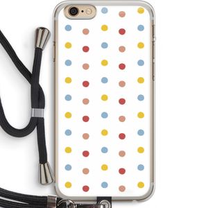 Bollen: iPhone 6 PLUS / 6S PLUS Transparant Hoesje met koord