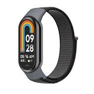 Sport loop nylon bandje - Donkergrijs - Xiaomi Smart Band 8 & 9