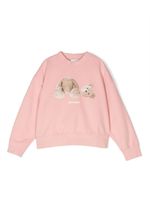 Palm Angels Kids graphic-print sweatshirt - Rose