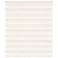 VidaXL Zebra rolgordijn 135x150 cm stofbreedte 130,9 cm marmerbeige