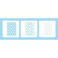 Nellie's Choice • layered combi stencil set flower 3stuks