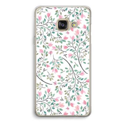 Sierlijke bloemen: Samsung A3 (2017) Transparant Hoesje