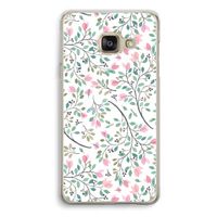 Sierlijke bloemen: Samsung A3 (2017) Transparant Hoesje
