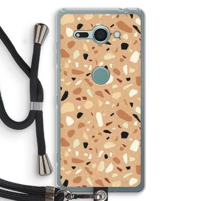 Terrazzo N°17: Sony Xperia XZ2 Compact Transparant Hoesje met koord