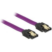 Delock 83690 SATA 6 Gb/s Kabel 30cm violet - thumbnail