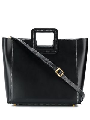 STAUD sac cabas à anse carrée - Noir
