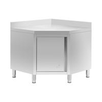 RVS hoekkast - achterwand - 100 x 100 cm - Royal Catering RVS hoekkast - achterwand - 100 x 100 cm - Royal Catering