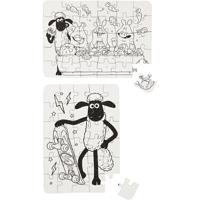 Shaun The Sheep Puzzel, afm 13x18,3 cm, 2 stuk/ 1 doos