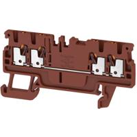 Weidmüller 2534460000 Doorgangsklem 3.5 mm Spanveer Bruin 100 stuk(s)