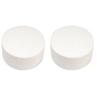 5x Piepschuim vorm ronde schijf/schijven 10 x 4 cm hobby/knutselmateriaal