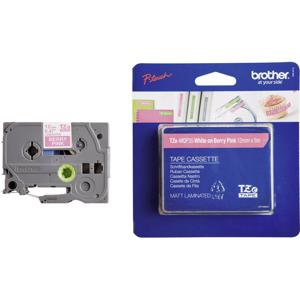 Brother TZe-MQP35 Labeltape mat Tapekleur: Roze (mat) Tekstkleur: Wit 12 mm 5 m