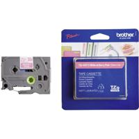 Brother TZe-MQP35 Labeltape mat Tapekleur: Roze (mat) Tekstkleur: Wit 12 mm 5 m - thumbnail