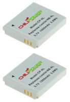 ChiliPower NB-6L accu voor Canon - 1000Ah - 2-Pack - thumbnail