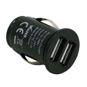 GrabNGo USB autolader zwart 2x usb 0616860
