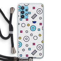 8-bit N°9: Samsung Galaxy A32 4G Transparant Hoesje met koord