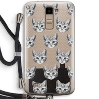 Kitten: LG K10 (2016) Transparant Hoesje met koord Kitten: LG K10 (2016) Transparant Hoesje met koord