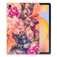 Samsung Galaxy Tab S6 Lite | S6 Lite (2022) | Siliconen hoesje | Bosje Bloemen