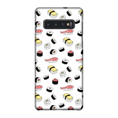 Sushi time: Samsung Galaxy S10 4G Volledig Geprint Hoesje