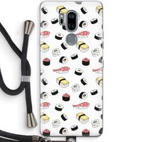 Sushi time: LG G7 Thinq Transparant Hoesje met koord
