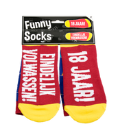 Funny socks 18 jaar