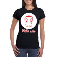 Zwart Salvador Dali t-shirt voor dames 2XL  - - thumbnail